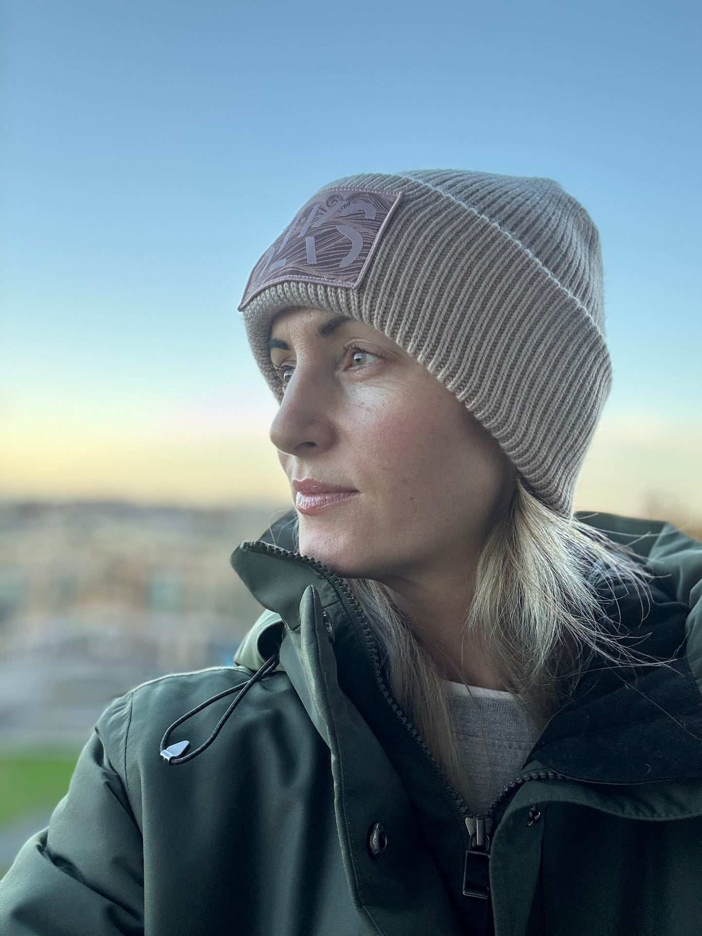 SLKS Silk-lined Cashmere-blend Beanie in Blush