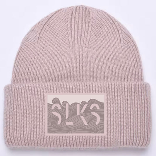 SLKS Silk-lined Cashmere-blend Beanie in Blush