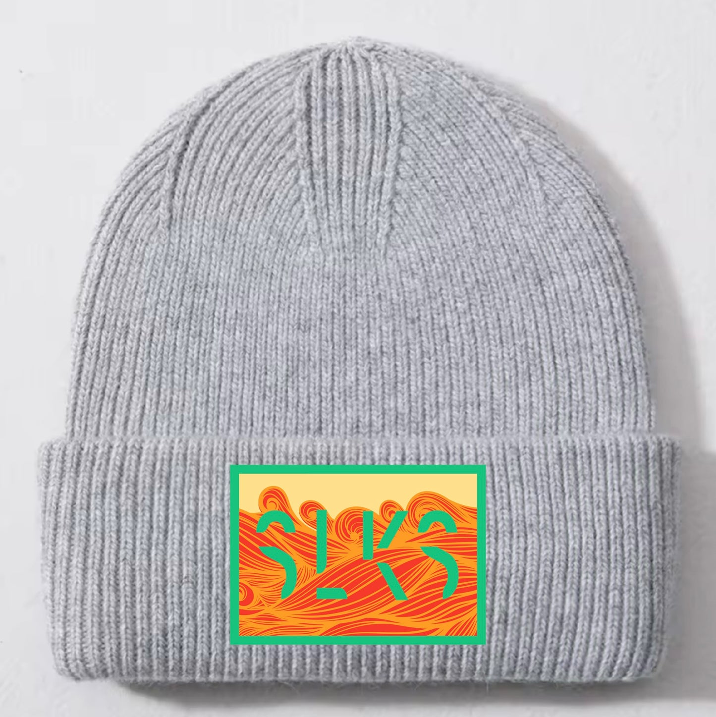 SLKS Silk-lined Cashmere-blend Beanie in Grey
