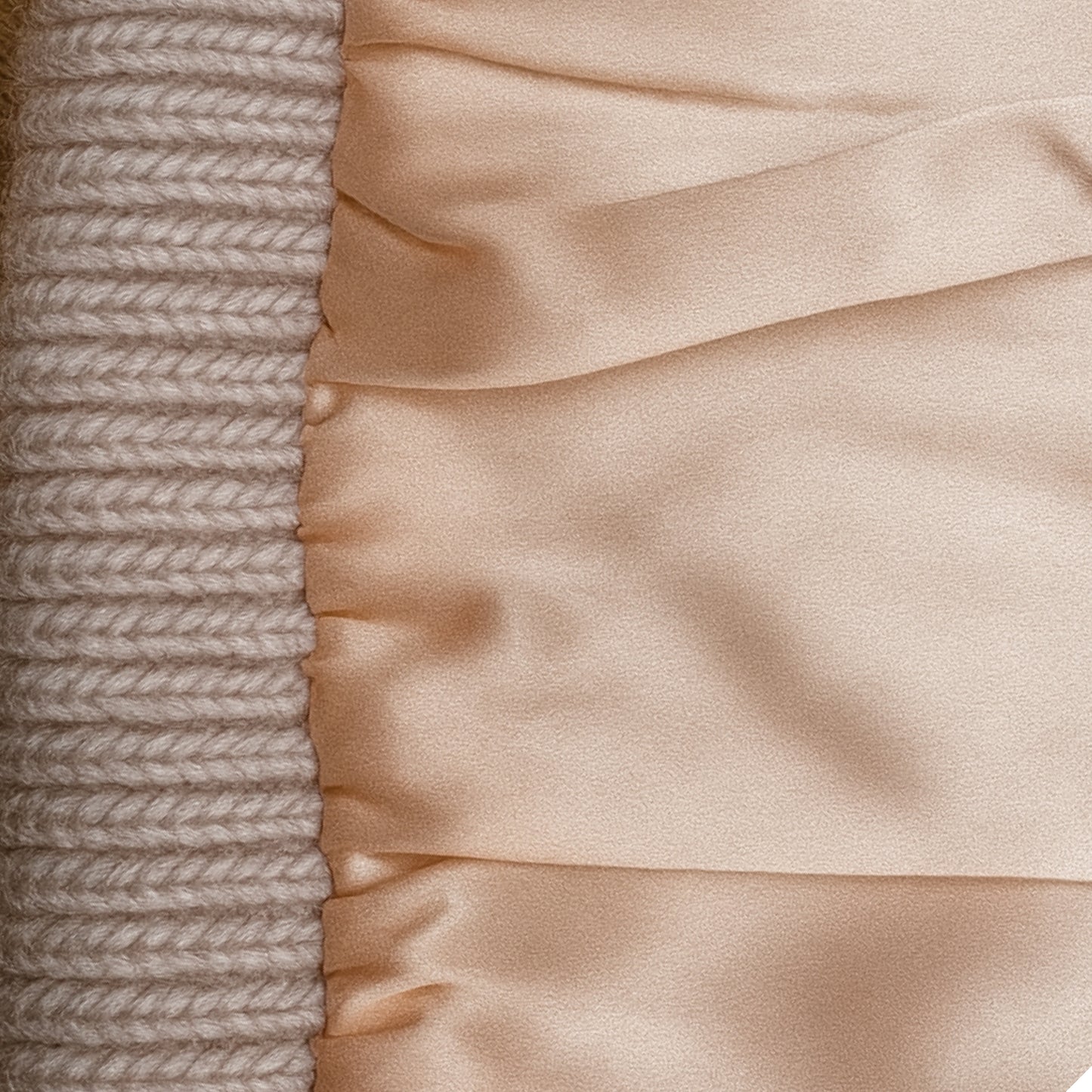 SLKS Silk-lined Cashmere-blend Beanie in Blush